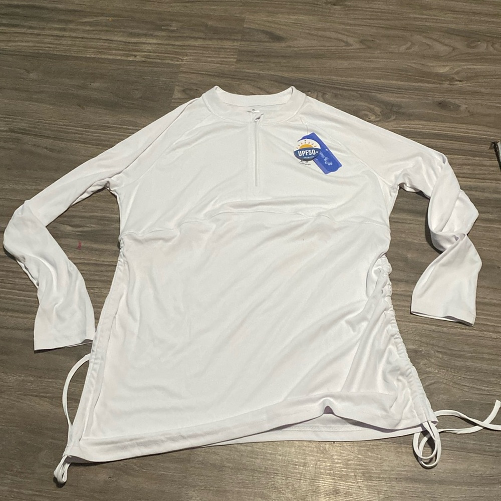 Heathyoga Rash Guard UPF 50+ Sun Protection Swim Shirt Size L - Picture 1 of 7